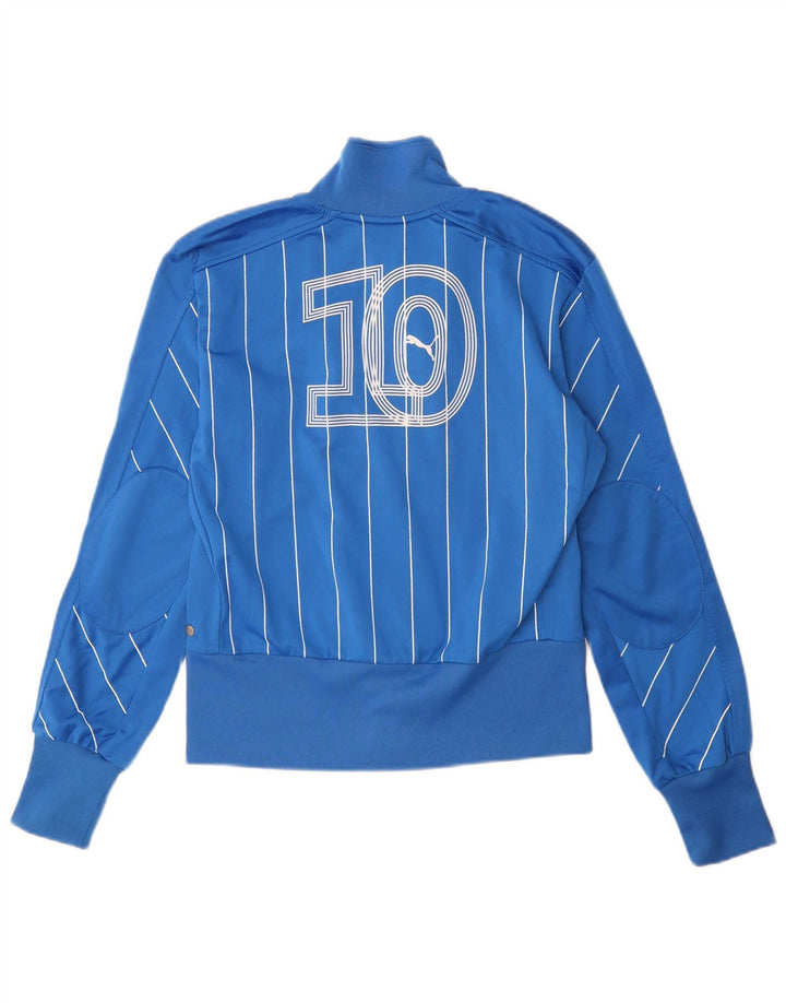 Giacca sportiva da donna con grafica Puma UK 10 Small Blue Gessato