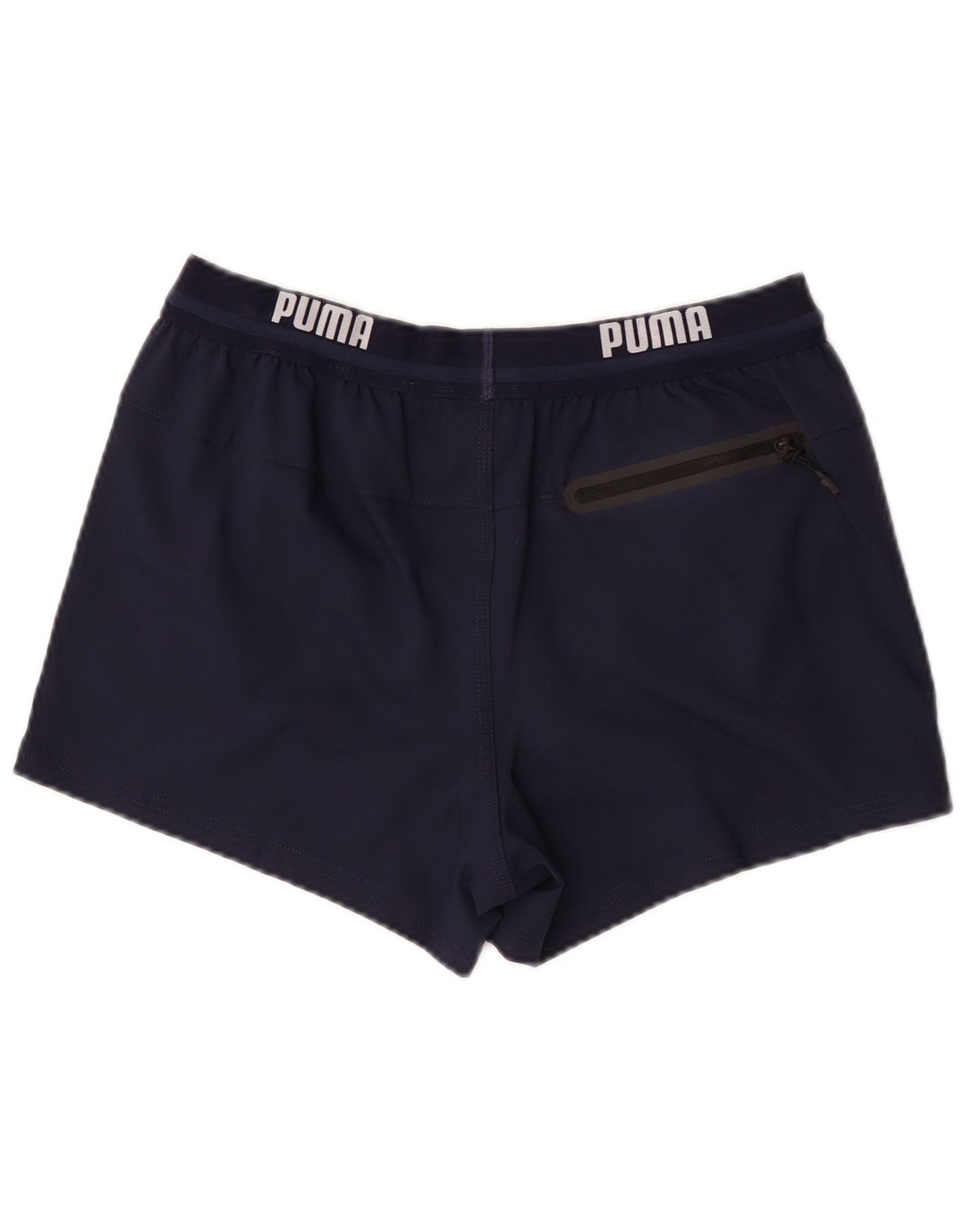 Pantaloncini sportivi grafici da uomo Puma medi in poliestere blu navy