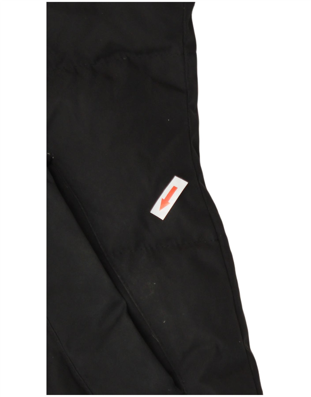 Zara Womens Hooded Padded Jacket UK 14 Large Black Polyester