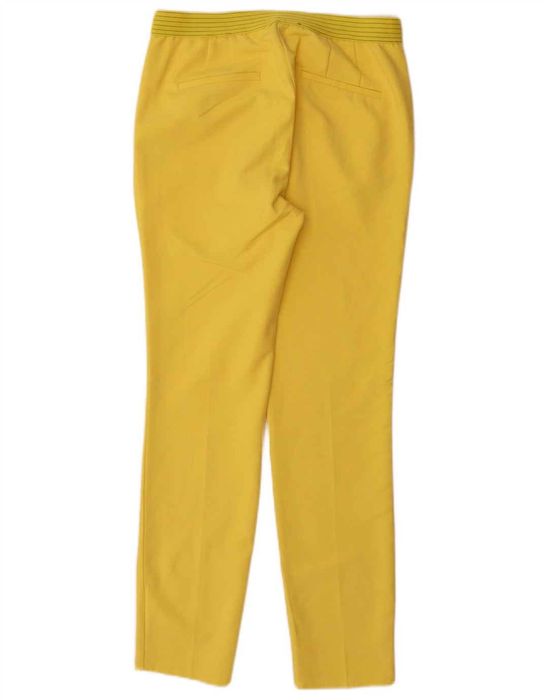 Pantaloni da abito slim Zara da donna medi W28 L29 gialli