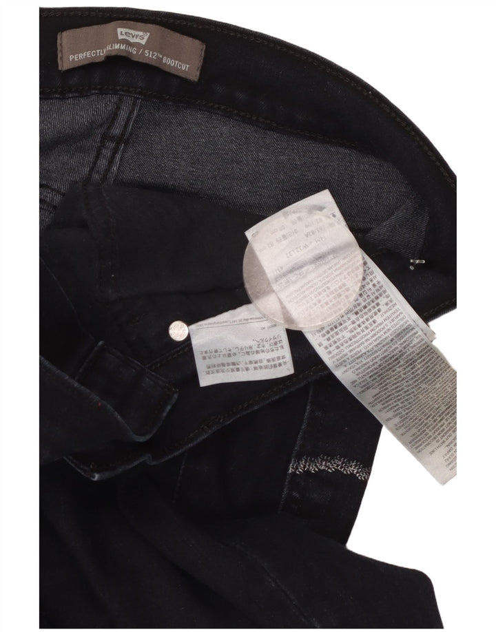 Levi's Donna 512 Jeans Bootcut Perfettamente Dimagranti W32 L32 Cotone Blu Navy