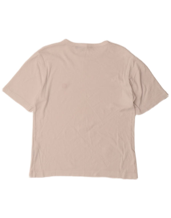 T-shirt da donna Quiksilver Top UK 16 grande cotone bianco