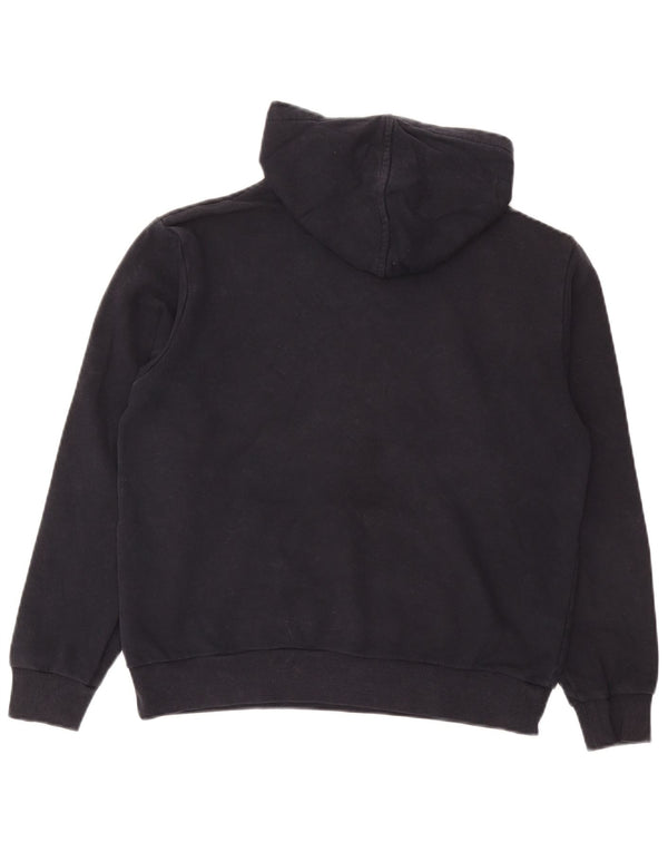 Maglione oversize con cappuccio da donna Marks & Spencer UK 10 piccolo cotone blu navy