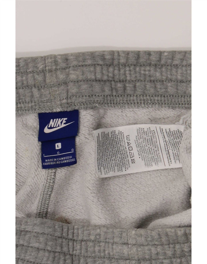 Pantaloni da tuta da uomo Nike Joggers grandi in cotone chiazzato grigio