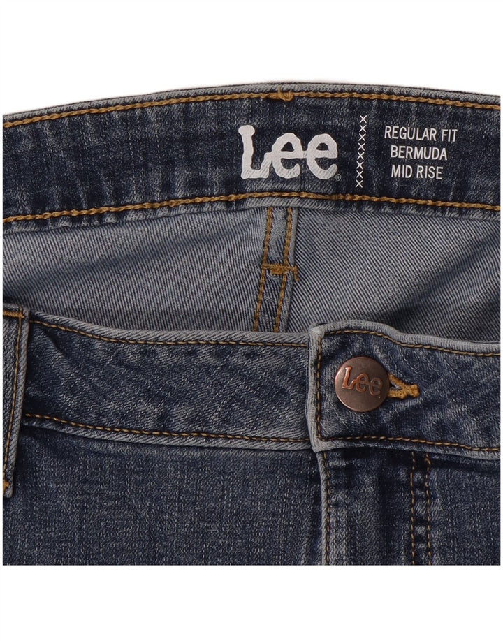 LEE Bermuda in denim da donna a vita media con vestibilità regolare W44 3XL Blu