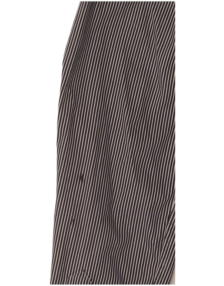 Camicia da uomo Ted Baker taglia 2 piccola in cotone a righe blu navy