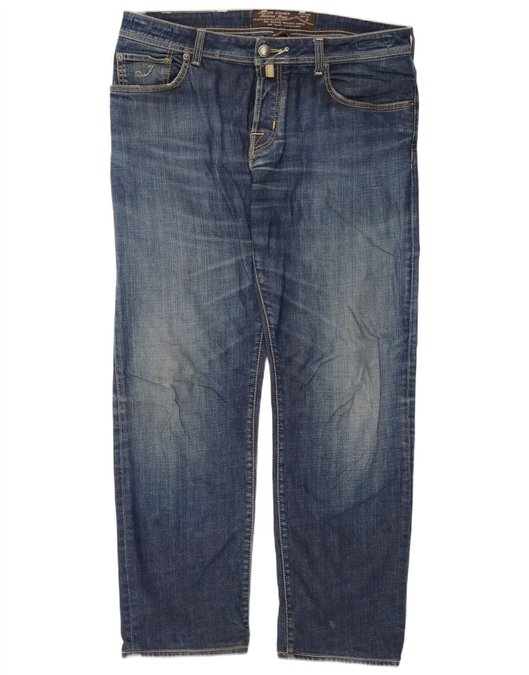 Jeans dritti da uomo Jacob Cohen W37 L31 Blu