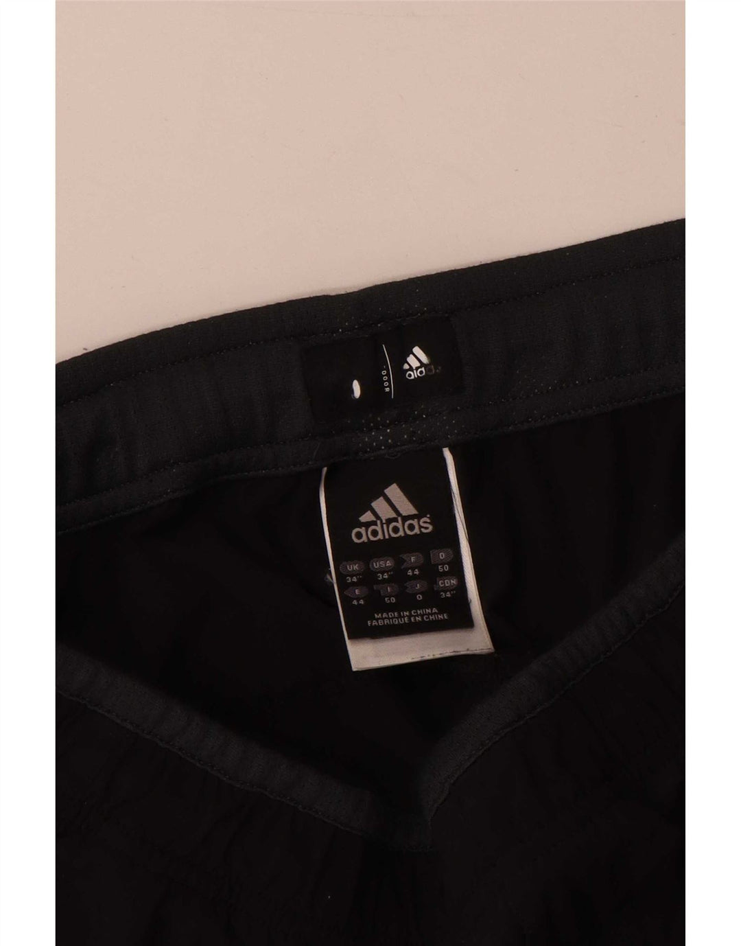 Pantaloni da tuta da uomo Adidas Large in nylon nero