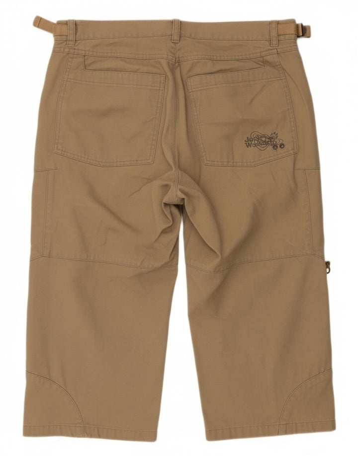 Pantaloncini bermuda cargo da uomo Jack Wolfskin W33 grande cotone beige