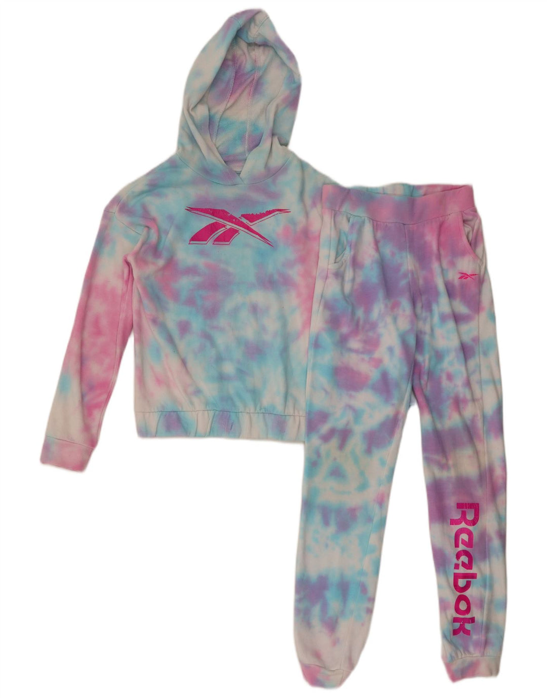 Tuta intera Reebok per ragazze Graphic 13-14 anni multicolore Tie Dye