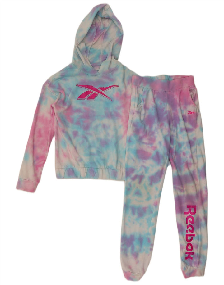 Tuta intera Reebok per ragazze Graphic 13-14 anni multicolore Tie Dye