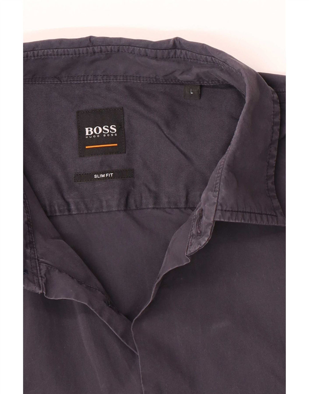 Camicia slim fit da uomo Hugo Boss grande blu navy