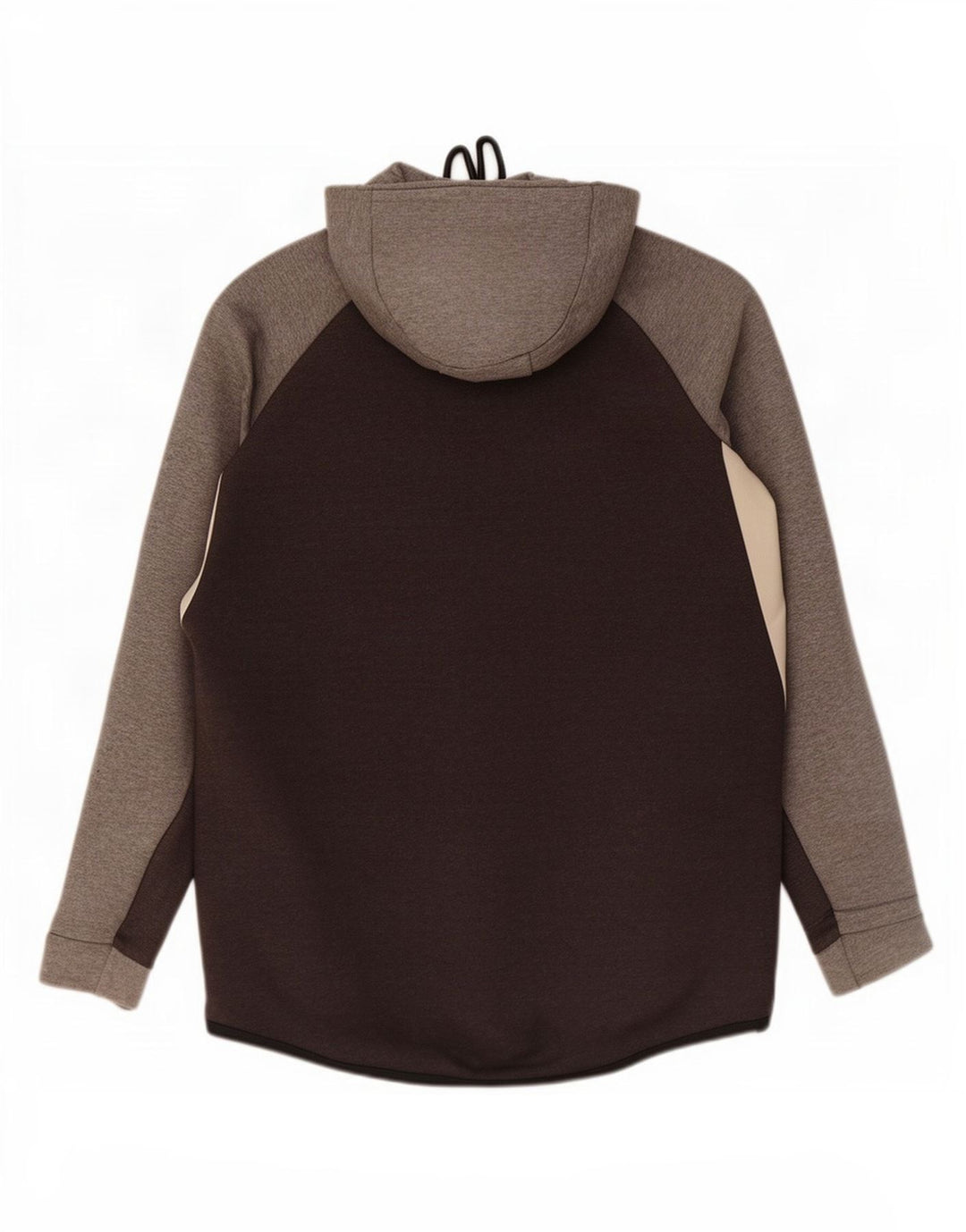 Felpa con cappuccio e zip Nike da uomo grande color grigio