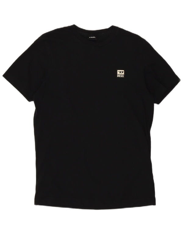 T-shirt da donna Diesel Top UK 12 cotone nero medio