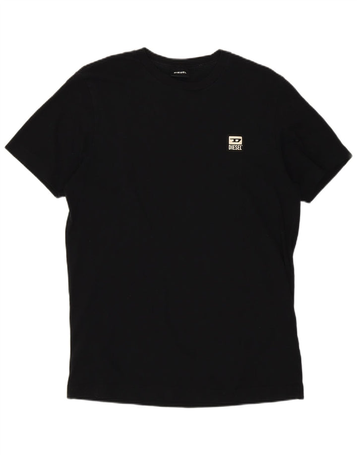 T-shirt da donna Diesel Top UK 12 cotone nero medio