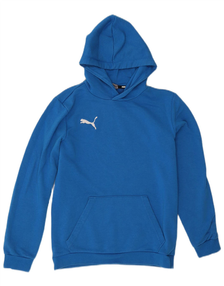 Felpa con cappuccio da ragazzo Puma 13-14 anni Blu
