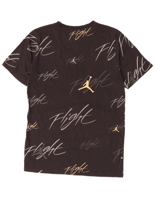 T-shirt grafica Jordan da ragazzo, 13-14 anni, XL, cotone nero