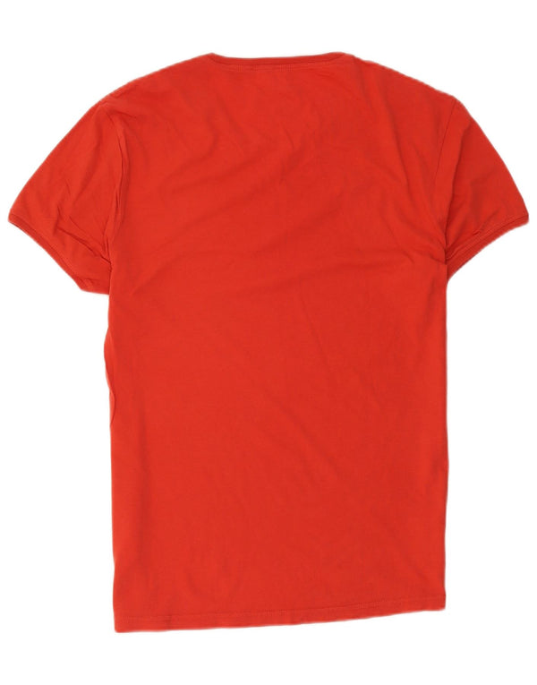 Calvin Klein Jeans T-shirt grafica da uomo Top grande in cotone rosso
