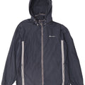 Giacca antipioggia con cappuccio da uomo Champion UK 44 2XL Blu navy