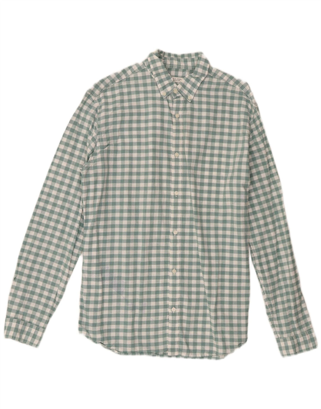 Camicia da uomo Jack & Jones taglia 42 grande cotone a quadretti verde