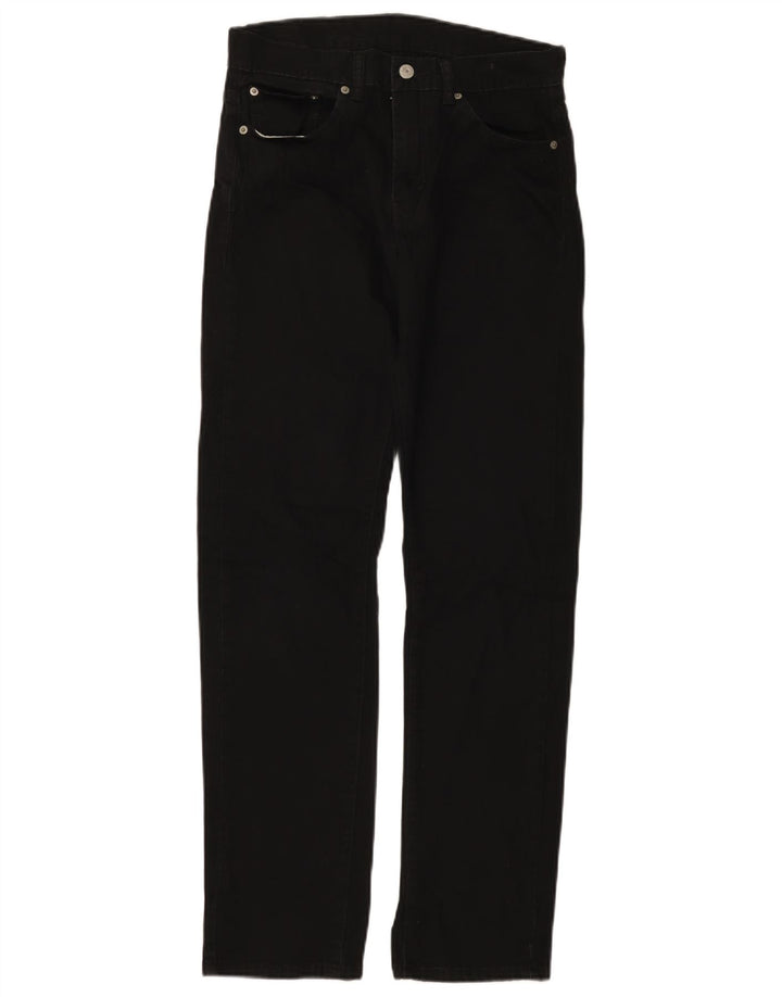 Jeans dritti slim 513 da donna Levi's W30 L32 cotone nero