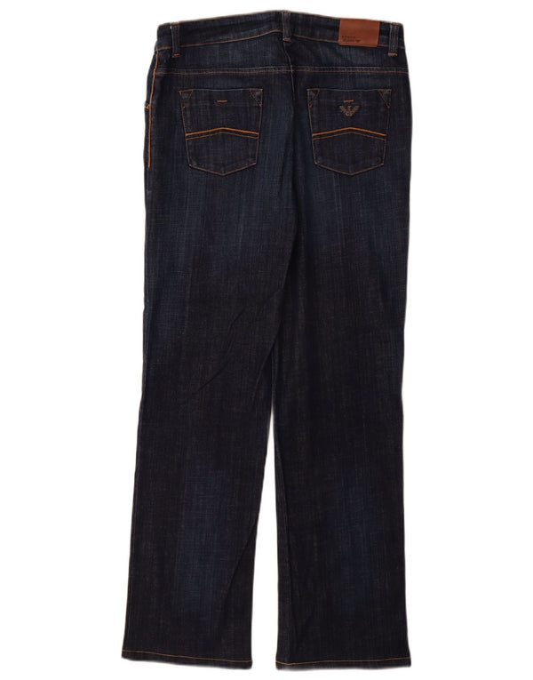 Jeans Bootcut da donna Armani W28 L31 Blu Navy