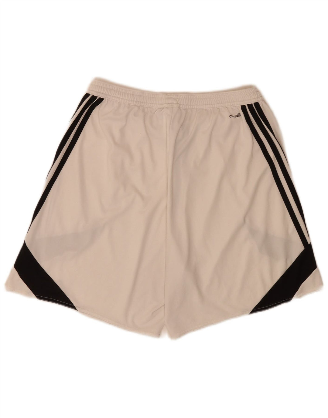 Pantaloncini sportivi Adidas Climalite da uomo, grandi, in poliestere color block bianco