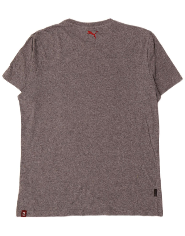 T-shirt grafica da uomo Puma Large grigia