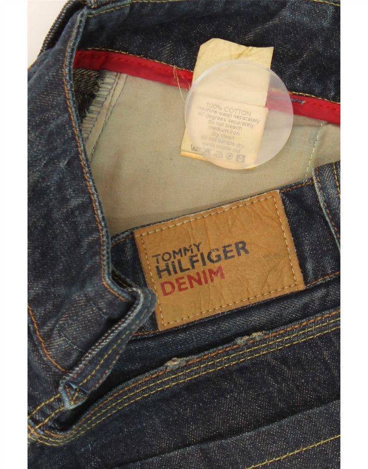 Jeans dritti da donna Tommy Hilfiger W27 L34 cotone blu