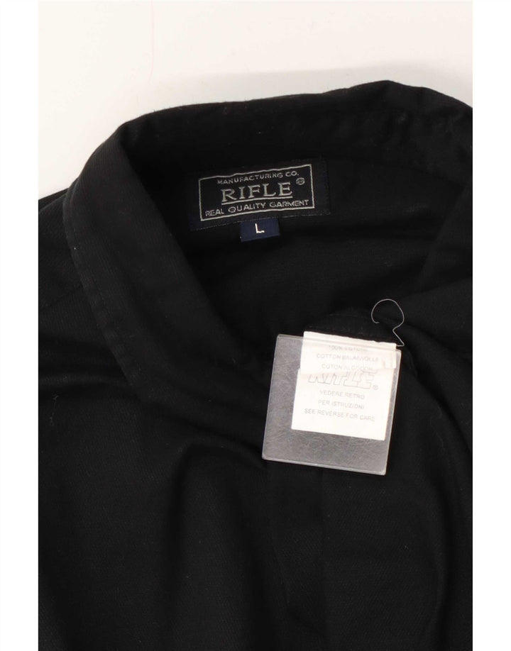 Camicia da uomo Rifle Large nera