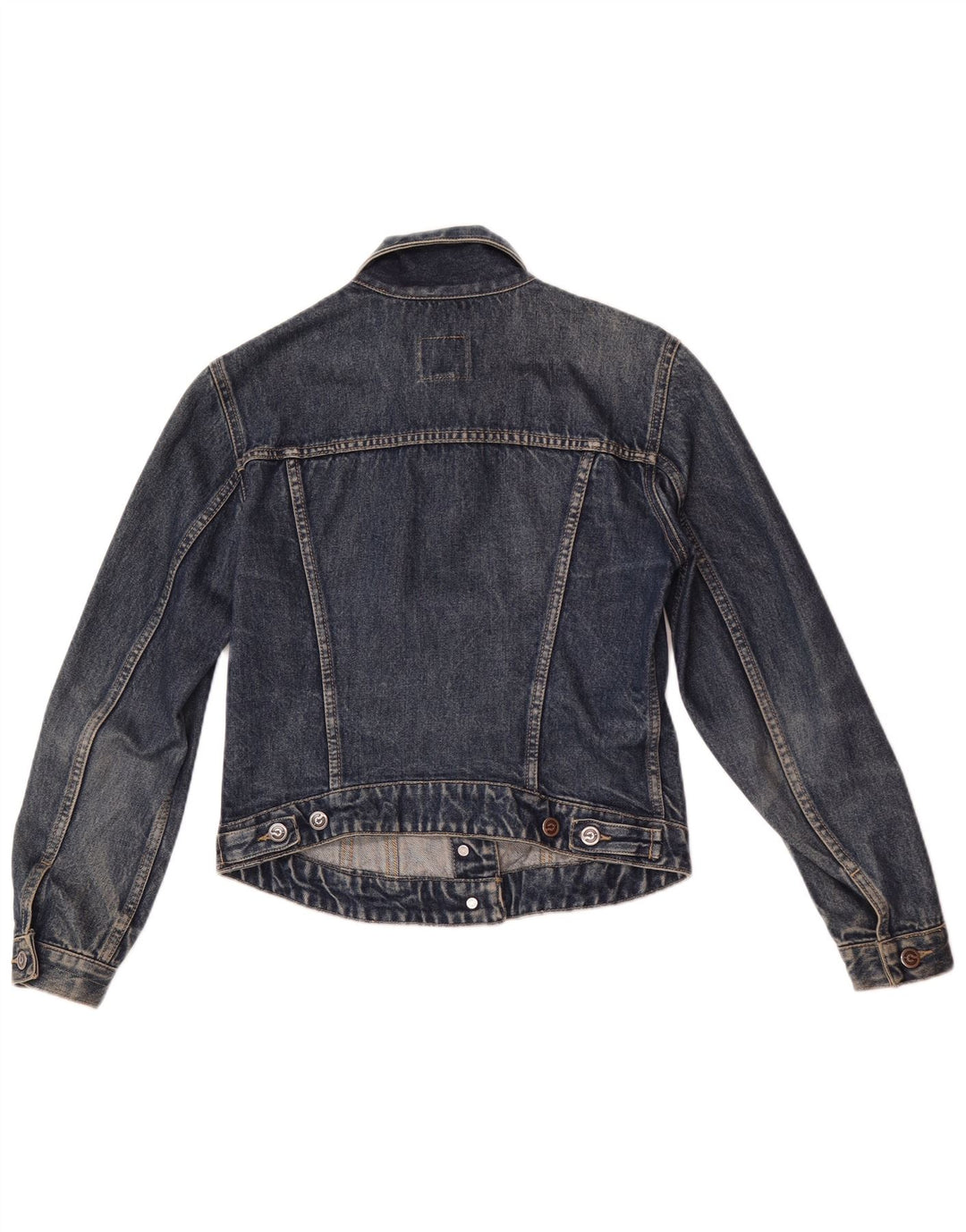 Giacca in denim corta da donna Gas UK 12 Cotone blu medio