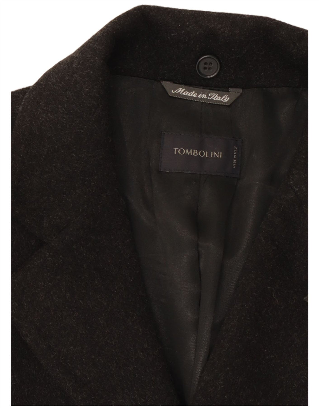 Soprabito Uomo Tombolini IT 50 Large Grigio Lana Classico