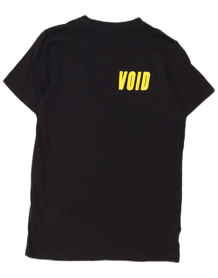 T-shirt grafica da uomo DIESEL Top grande in cotone nero