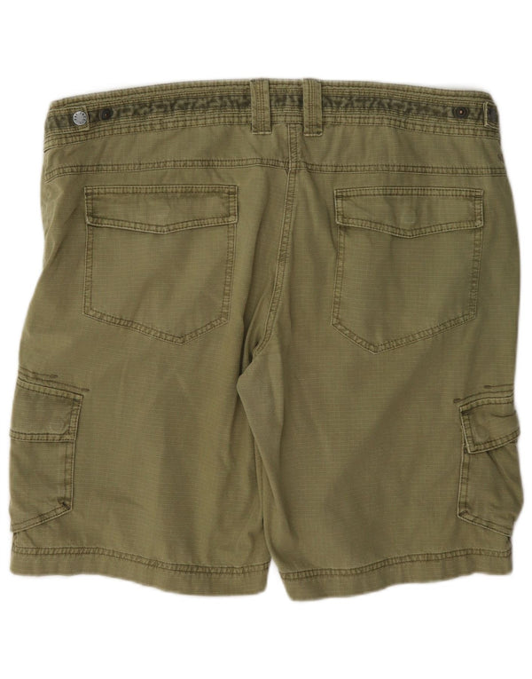 Pantaloncini cargo da donna Fat Face UK 18 XL W38 cotone verde