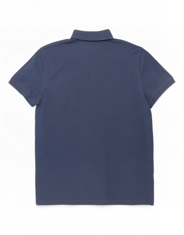 Polo da uomo Tommy Hilfiger piccola in cotone blu navy
