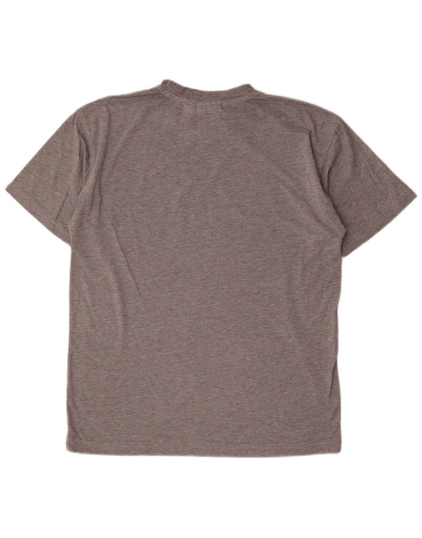 T-shirt grafica da uomo Puma Top grigio medio chiazzato