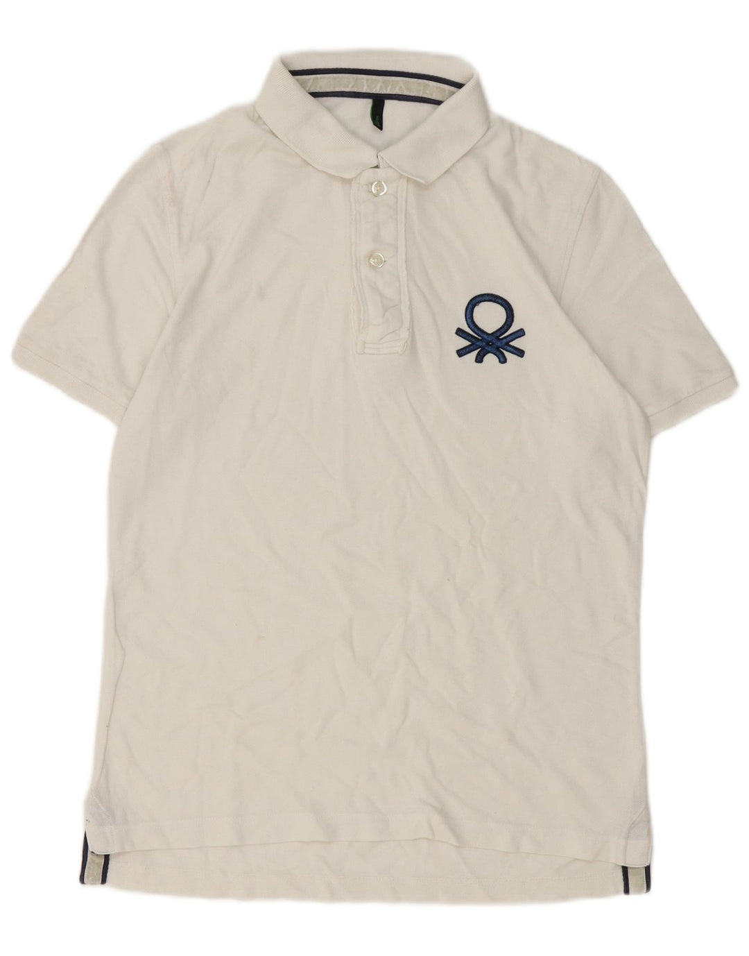 Polo Benetton Uomo Bianco Medio