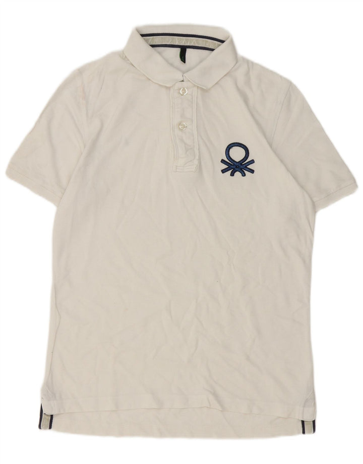 Polo Benetton Uomo Bianco Medio