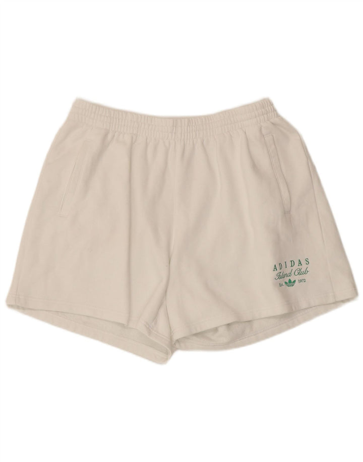 Pantaloncini sportivi ADIDAS da donna UK 20/22 XL Cotone bianco