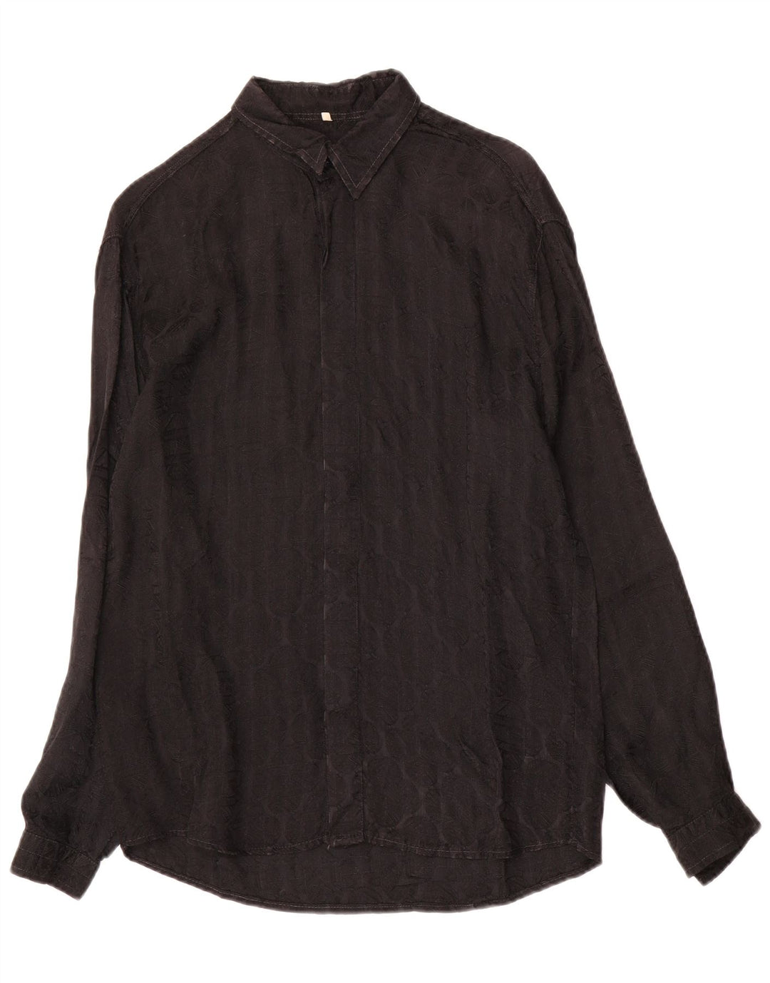 Camicia Azzurra Uomo Small Nera Geometrica