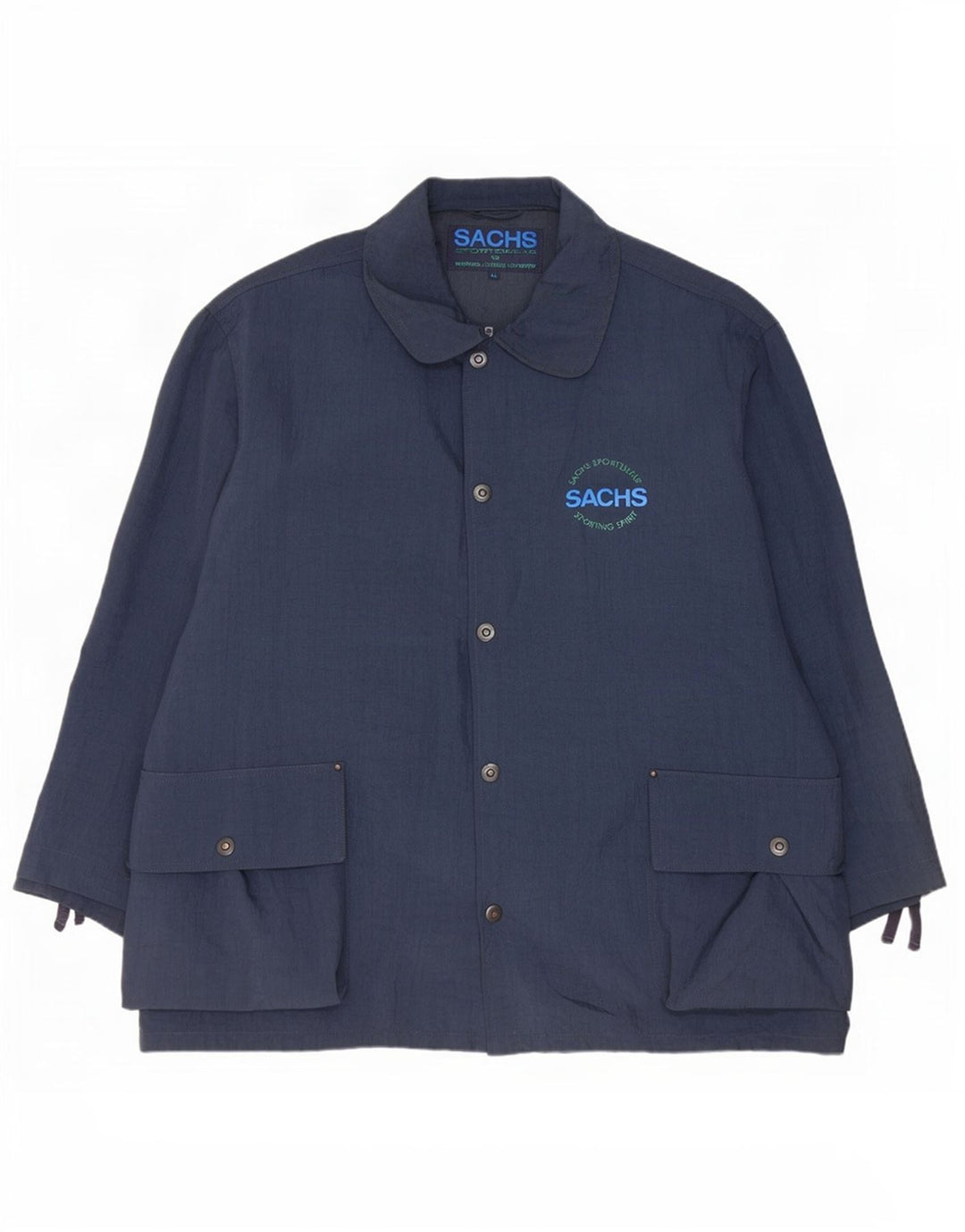 Giacca utilitaria vintage da uomo UK 42 XL Blu Navy