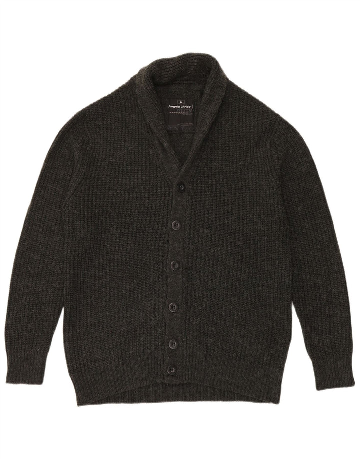 Maglione cardigan da uomo Angelo Litrico XL grigio acrilico