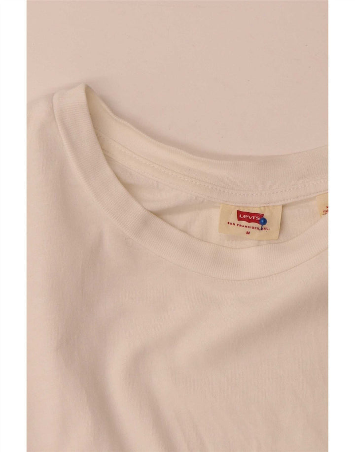 T-shirt da uomo Levi's Top in cotone bianco medio