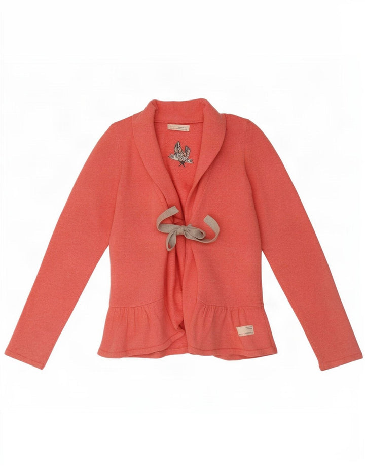 Maglione cardigan da donna Odd Molly taglia 2 cotone screziato rosa medio