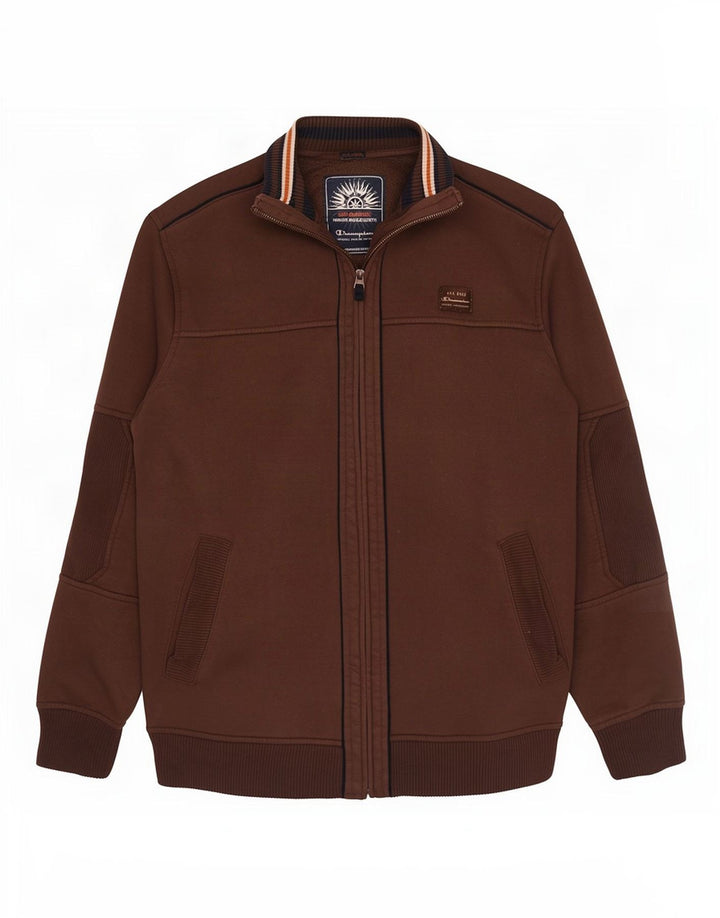 Giacca da tuta da uomo Champion 2XL in cotone marrone