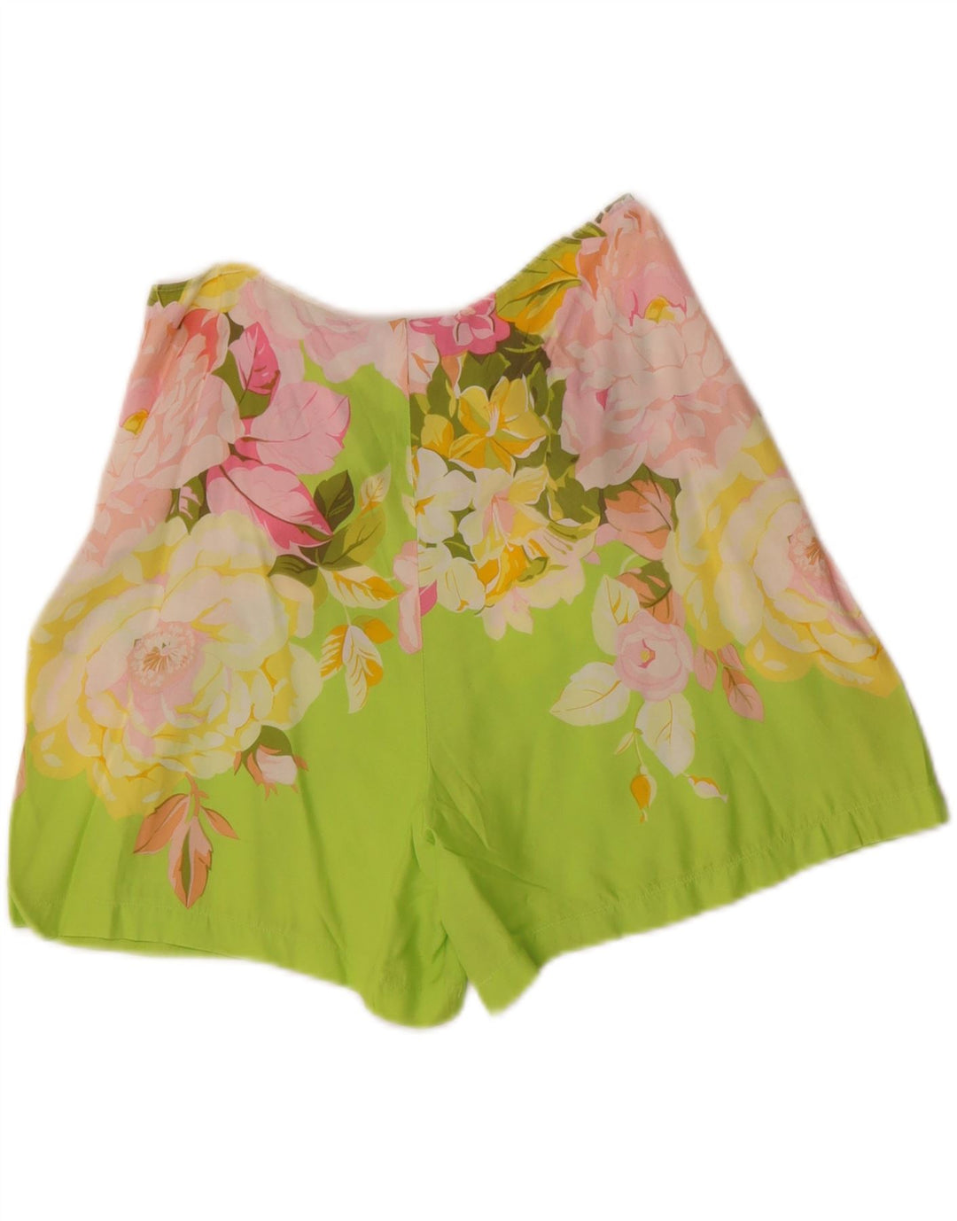 Pantaloncini casual da donna OCEANO IT 44 Medium W28 Viscosa floreale verde