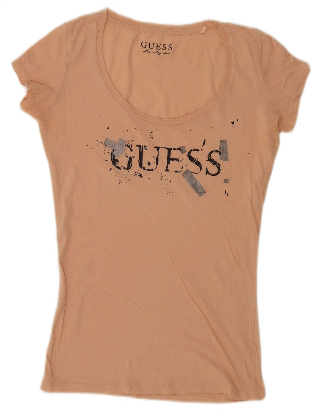 Guess T-shirt grafica da donna Top UK 12 Rosa medio