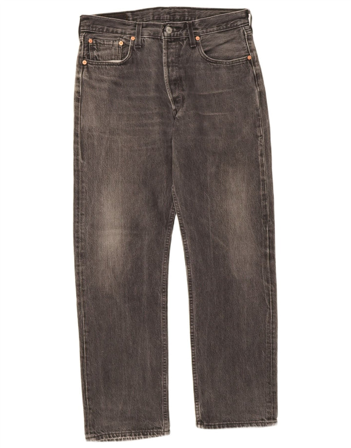 Levi's Uomo 501 Jeans dritti W34 L30 Cotone grigio