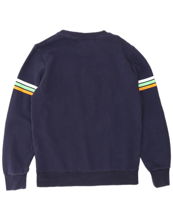 Felpa grafica da uomo Superdry Jumper XL blu navy in cotone