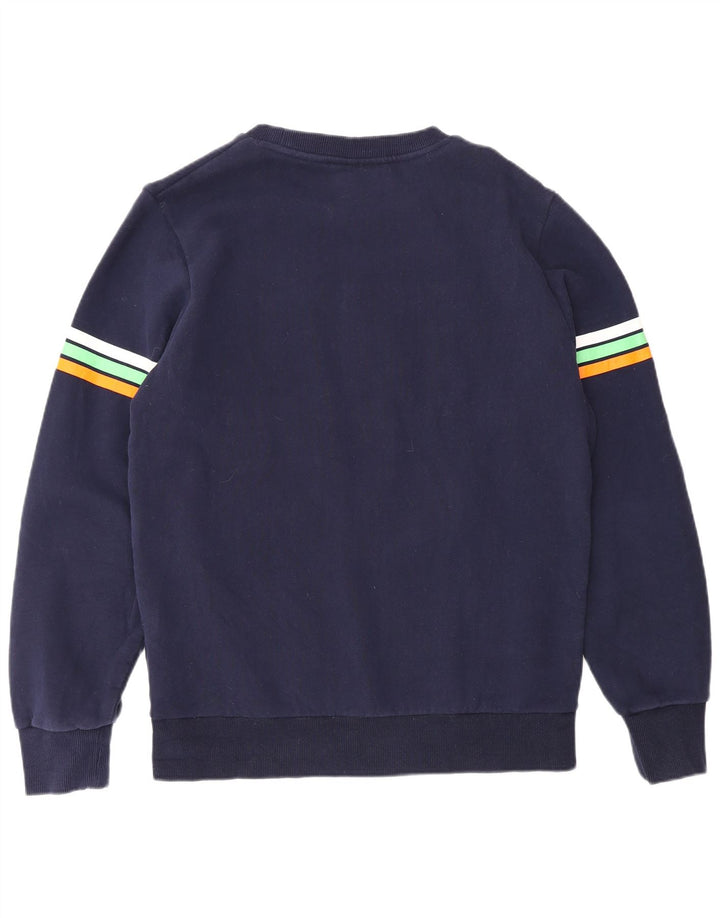 Felpa grafica da uomo Superdry Jumper XL blu navy in cotone